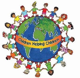 clipart children around the globe holding hands